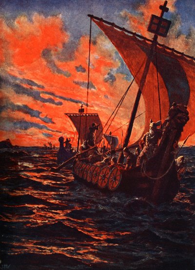 Powrót Wikingów autorstwa John Harris Valda
