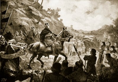 Marsz Wilhelma Zdobywcy do Walii autorstwa John Harris Valda