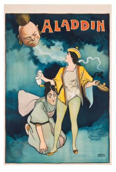 Aladyn / J. Hassall / Plakat, 1893-1899 autorstwa John Hassall
