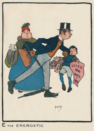 E Energetyczny / J. Hassall / rysunek, 1903 autorstwa John Hassall