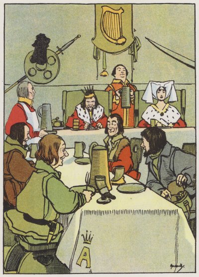 Wykańczanie puddingu królewskiego (kolor lito) autorstwa John Hassall