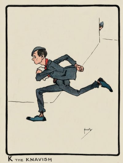 K. Knavish / J. Hassall / rysunek, 1903 autorstwa John Hassall