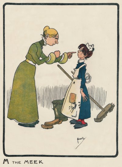 M Łagodny / J. Hassall / Zeichnung, 1903 autorstwa John Hassall