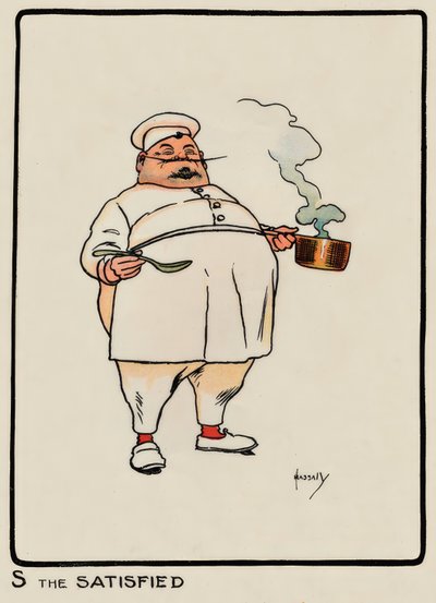 S Zadowolony / J. Hassall / Zeichnung, 1903 autorstwa John Hassall