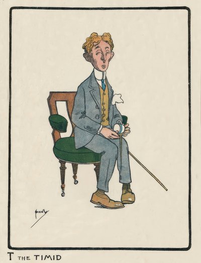 T Nieśmiały / J. Hassall / rysunek, 1903 autorstwa John Hassall