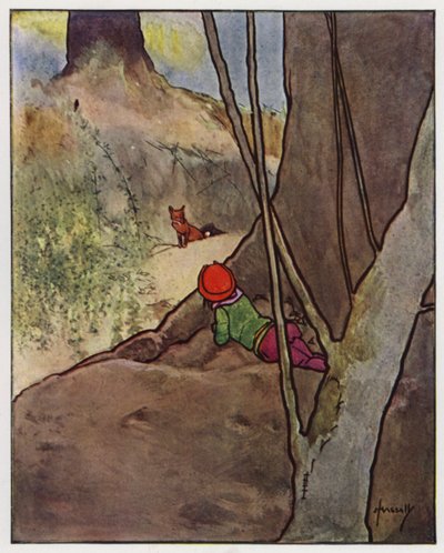 Lis (kolor lito) autorstwa John Hassall