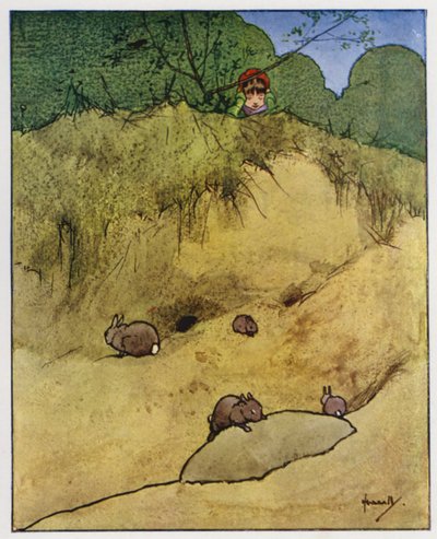 Królik (kolor lito) autorstwa John Hassall