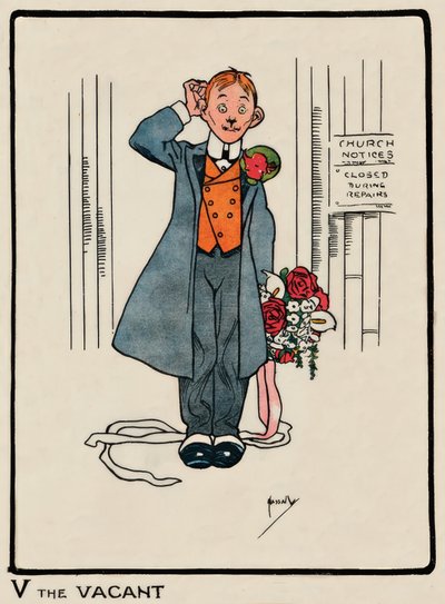 V Pusty / J. Hassall / rysunek, 1903 autorstwa John Hassall