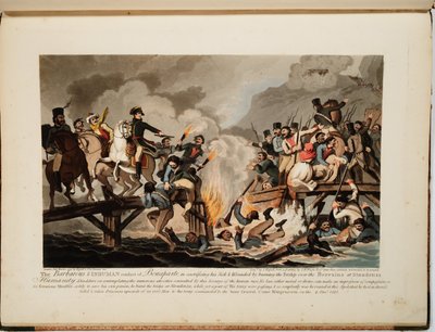 Armia francuska przekroczyła Berezynę w listopadzie 1812 r., 1813 r. autorstwa John Hassell