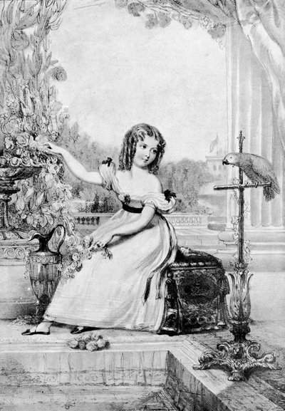 Księżniczka Wiktoria w wieku jedenastu lat, 1901. autorstwa John Hayter