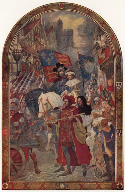 Henryk VI. Bitwa pod Barnet, 1471 r. autorstwa John Henry Amshewitz