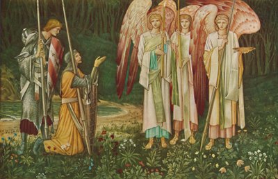 „Wizja Świętego Graala”, 1891 autorstwa John Henry Dearle
