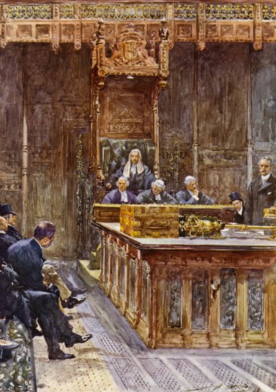 Spiker Izby Gmin (litografia kolorowa) autorstwa John Henry Frederick (after) Bacon