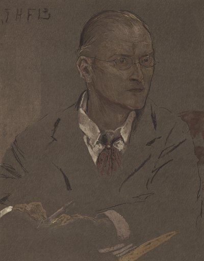Charles Voysey, angielski architekt i projektant autorstwa John Henry Frederick Bacon