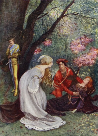 Dwaj dżentelmeni z Werony autorstwa John Henry Frederick Bacon