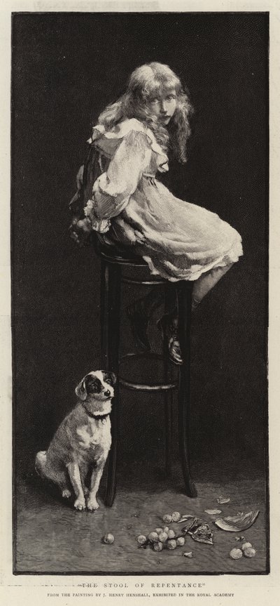 Stołek pokuty autorstwa John Henry Henshall