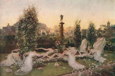 Ogród Amorków, ok. 1900, 1912 r autorstwa John Henry Lorimer