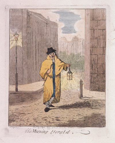 „The Morning Herald” z Cries of London, 1826 r. autorstwa John Henry Lynch