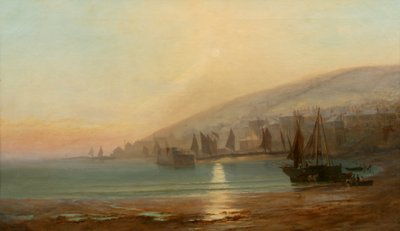 Grudniowy poranek (w Mounts Bay) autorstwa John Henry Martin