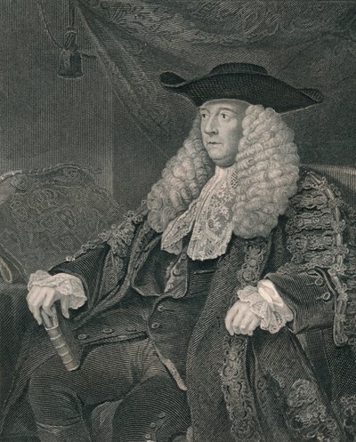 Charles Pratt, pierwszy hrabia Camden, początek XIX wieku. autorstwa John Henry Robinson