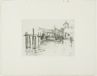 Dok w Newport autorstwa John Henry Twachtman