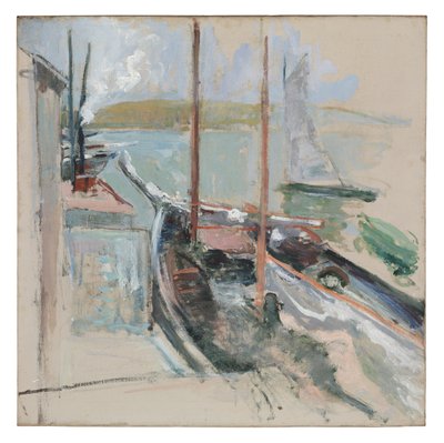 Scena portowa autorstwa John Henry Twachtman