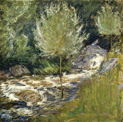 Wodospad Horseneck, Greenwich, Connecticut, autorstwa John Henry Twachtman