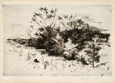 Krajobraz w pobliżu Cincinnati autorstwa John Henry Twachtman