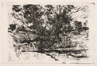 Krajobraz w pobliżu Cincinnati autorstwa John Henry Twachtman