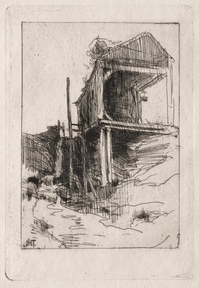 Stary Młyn, Branchville, Connecticut. autorstwa John Henry Twachtman
