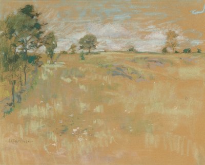 Pastwiska, Greenwich, Connecticut, ok. godz. 1890-1900. autorstwa John Henry Twachtman