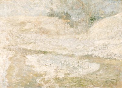 Potok, Greenwich, Connecticut, ca. 1890-1900. autorstwa John Henry Twachtman
