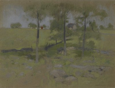 Trzy drzewa, ok.1888-95 autorstwa John Henry Twachtman