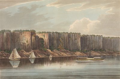 Palisady nr 19 teki z rzeki Hudson, 1823-24. autorstwa John Hill