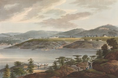 West Point nr 16 z portfela rzeki Hudson, 1825. autorstwa John Hill