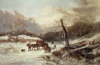 Zima na obrzeżach Sherwood Forest autorstwa John Holland