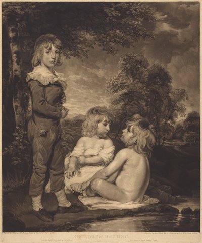 Kąpiące się dzieci (Dzieci Hoppnerów) autorstwa John Hoppner