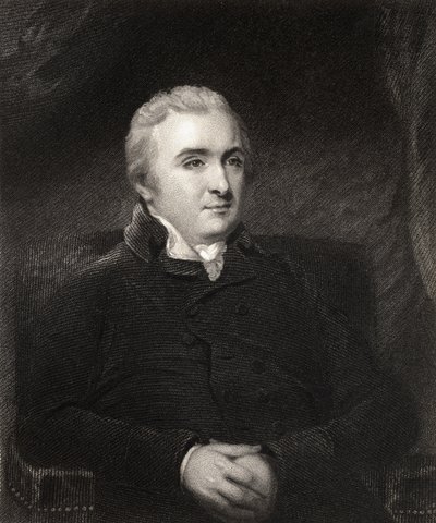 Dr Matthew Baillie, grawerowany przez H. Cooka, z „The National Portrait Gallery”, opublikowany ok. 1820 r. (grafika) autorstwa John Hoppner