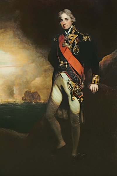 Horatio, wicehrabia Nelson autorstwa John Hoppner