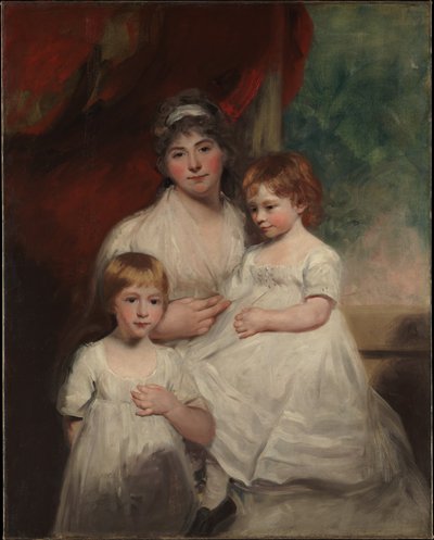 Pani John Garden (Ann Garden, 1769–1842) wraz z dziećmi: Johnem (1796–1854) i Ann Margaret (ur. 1793) autorstwa John Hoppner