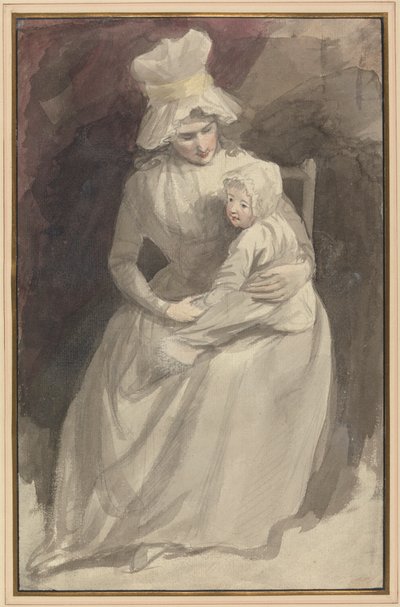Pani Skinner z dzieckiem autorstwa John Hoppner