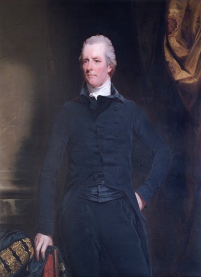 Portret Williama Pitta Młodszego, brytyjskiego polityka i premiera, 1805 r. autorstwa John Hoppner