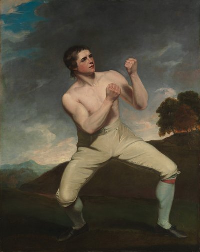 Bokser Richard Humphreys, c.1788 (olej na płótnie) autorstwa John Hoppner