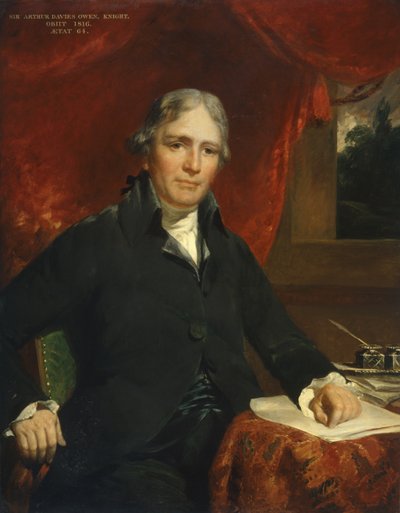 Sir Arthur Davies Owen, rycerz autorstwa John Hoppner