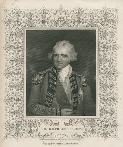 Sir Ralph Abercromby, ilustracja z „Bitwy Anglii na morzu i lądzie” Lieuta. Pułkownik Williams, c.1890 autorstwa John Hoppner