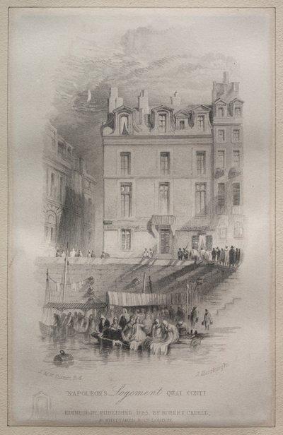 Kwatera Napoleona, Quai Conti autorstwa John Horsburgh