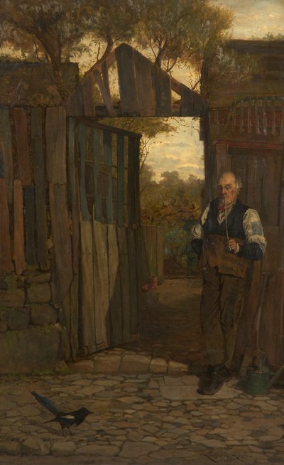 Tkacz i sroka autorstwa John Houghton Hague