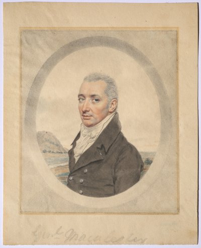 Portret generała Keitha MacAlistera, ca. 1800-1810. autorstwa John I. smart
