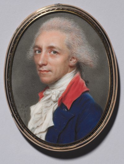 Portret mężczyzny, 1786. autorstwa John I. smart