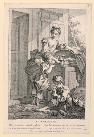 La Crêmiere autorstwa John Ingram